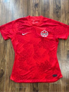 Nike Canada Soccer FIFA World Cup Home Jersey | Size L